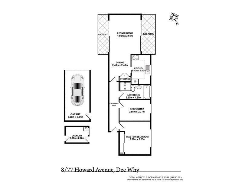 Spacious Apartment with 2 Balconies