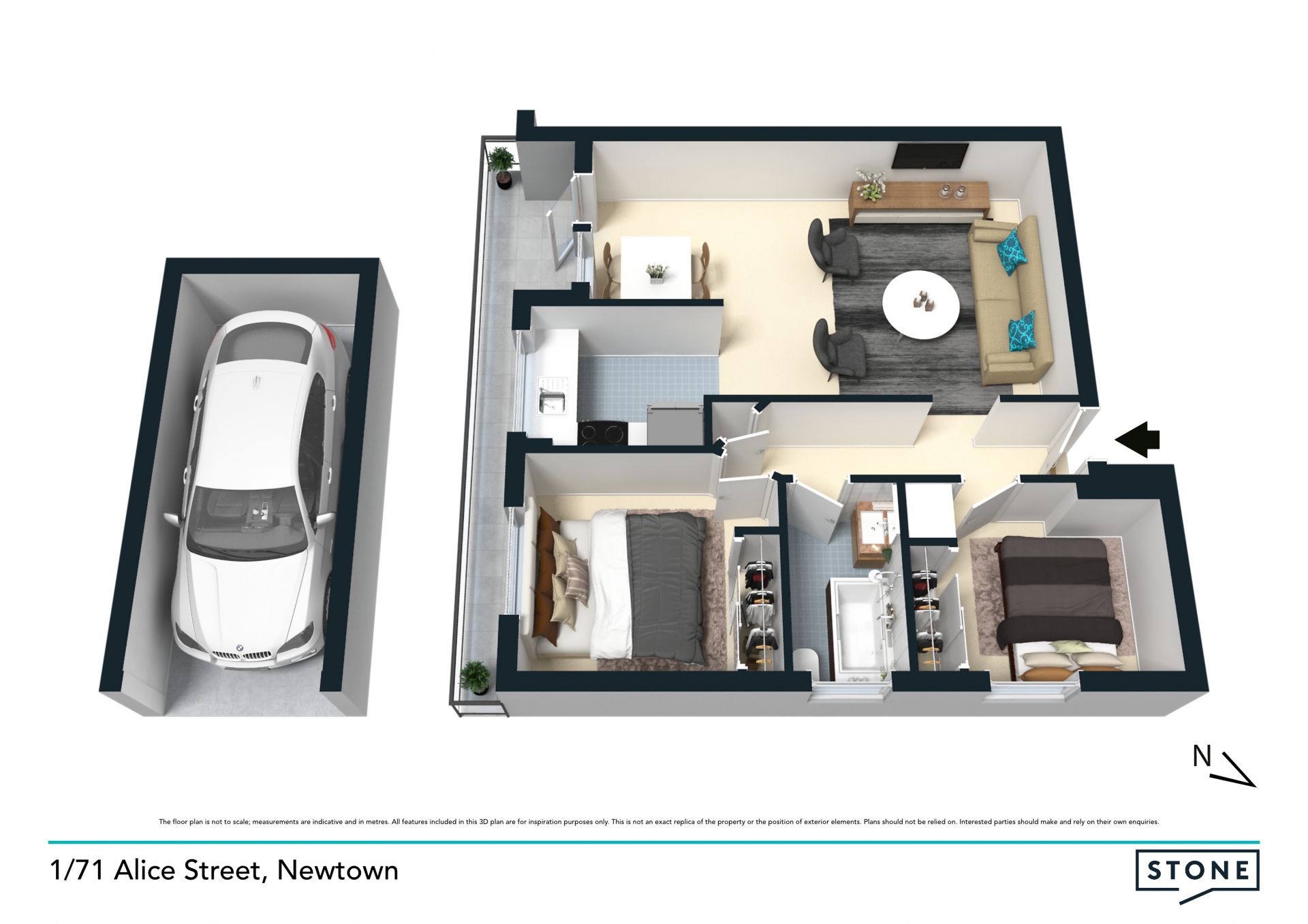 Light and spacious living in lifestyle central