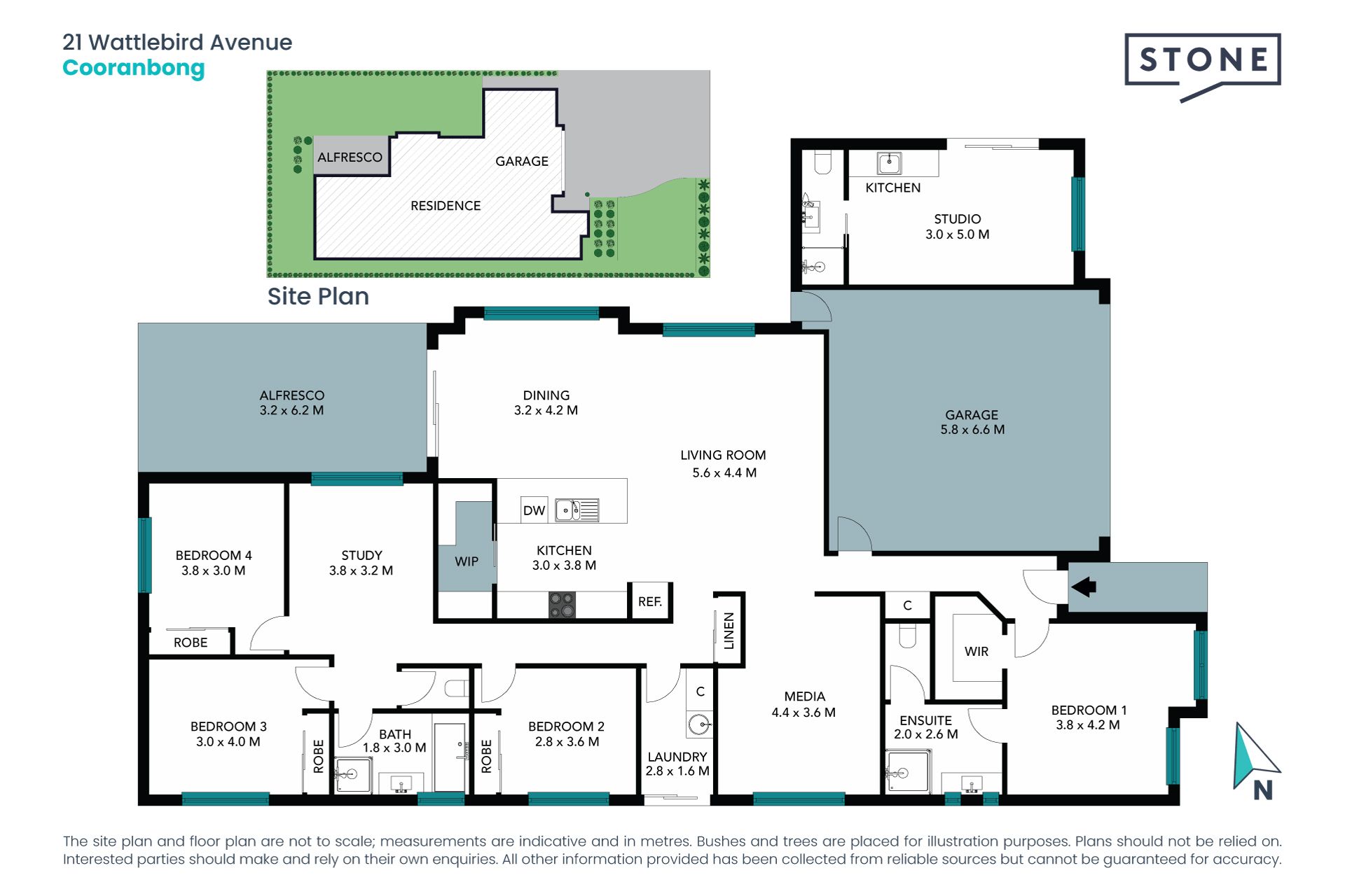 Immaculate modern family home with bonus studio retreat