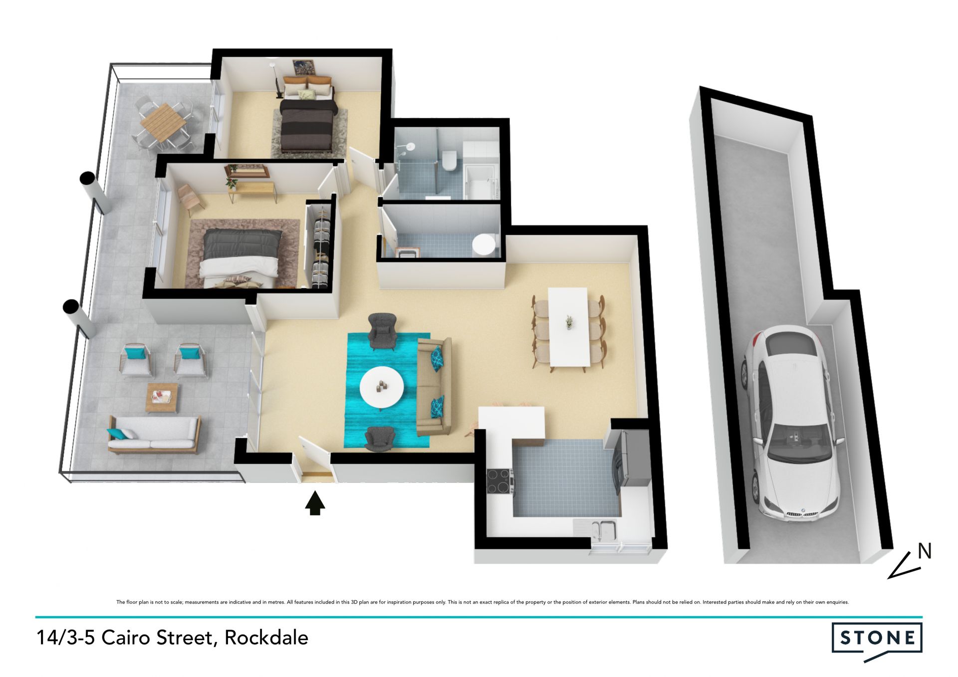 Modern and bright, between station and bay | Total Area 141sqm