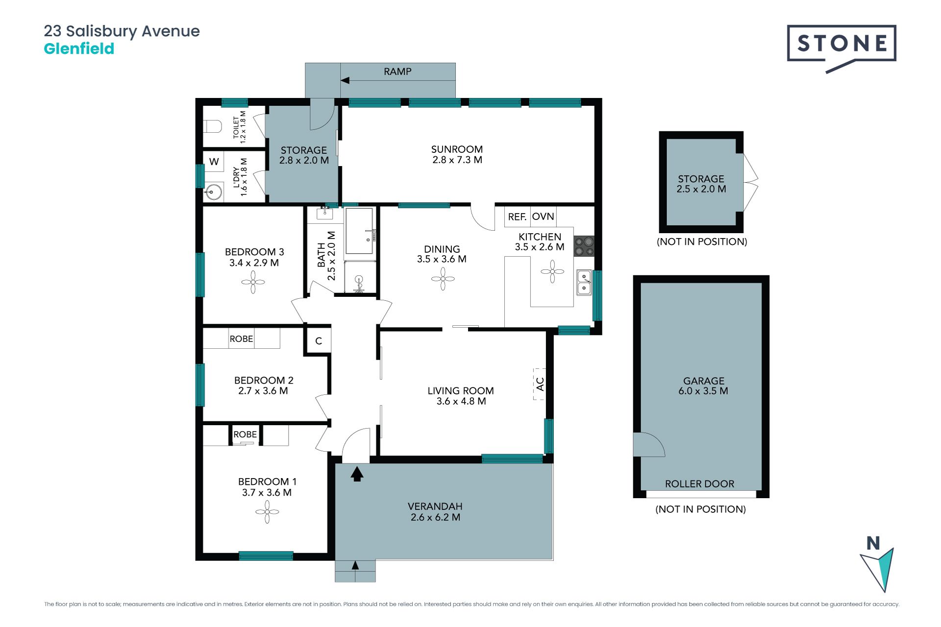 Brick home in quiet location