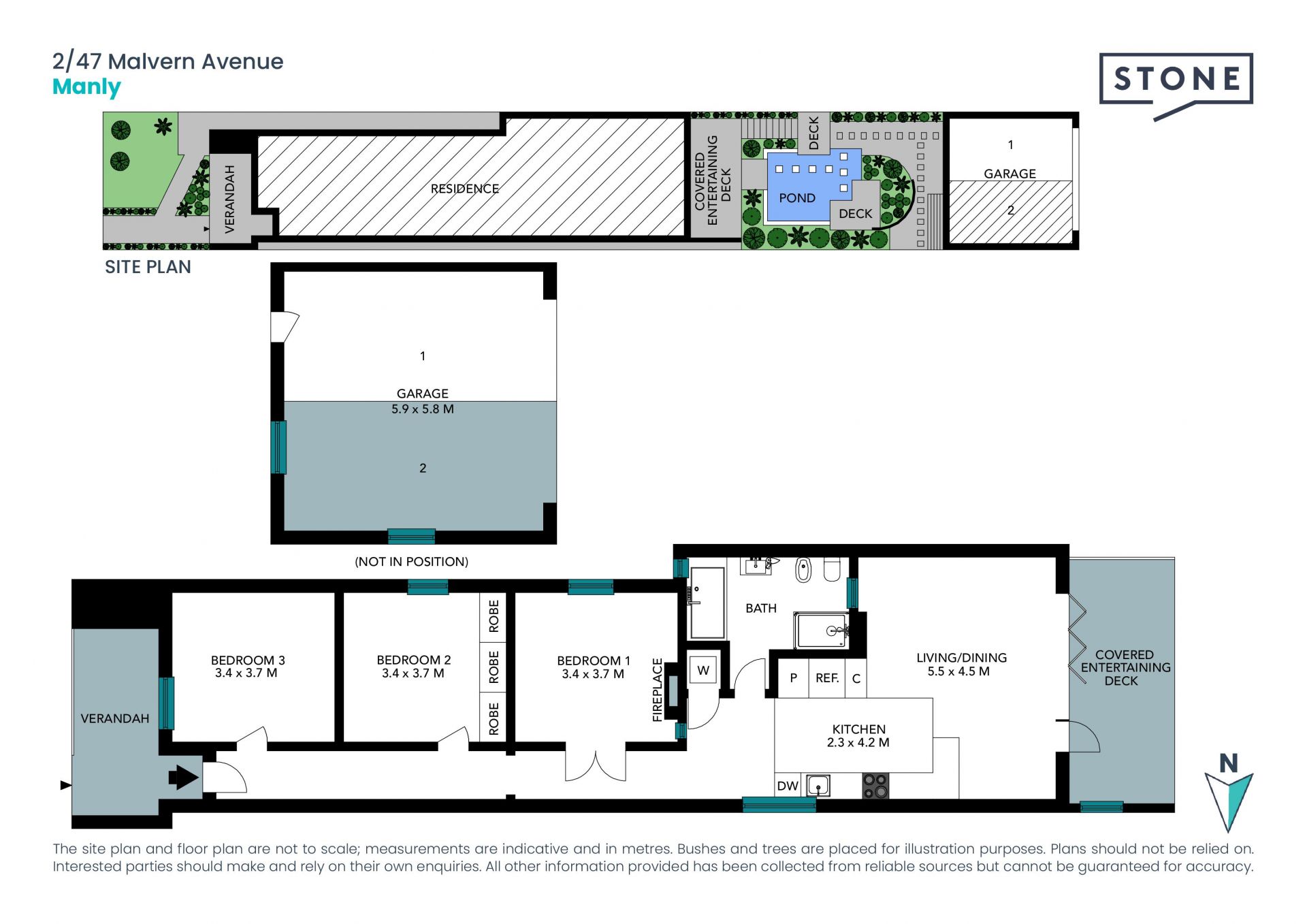 Designer garden lower duplex, footsteps to the beach