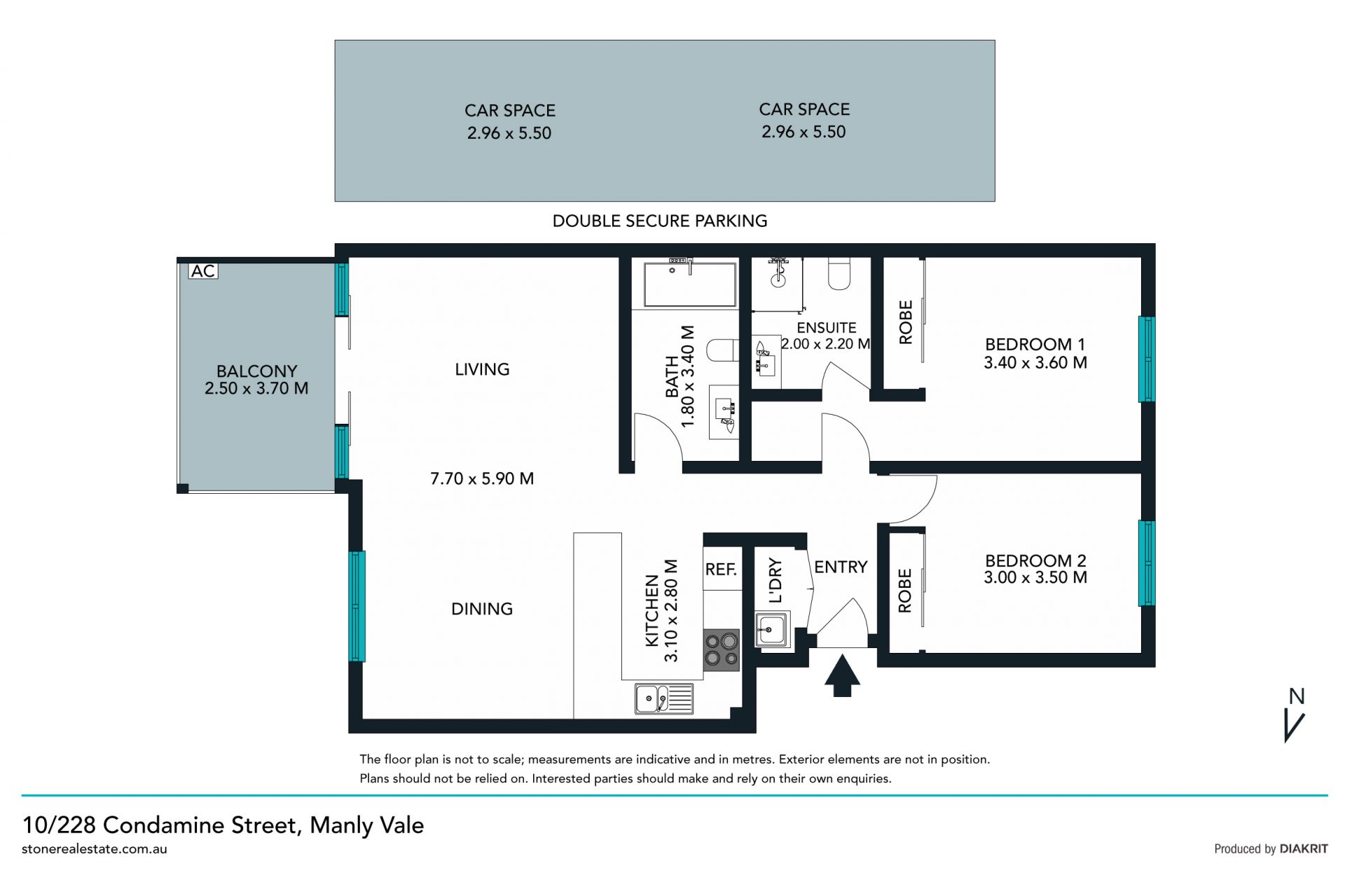 Rear of the block, whisper quiet oversized apartment