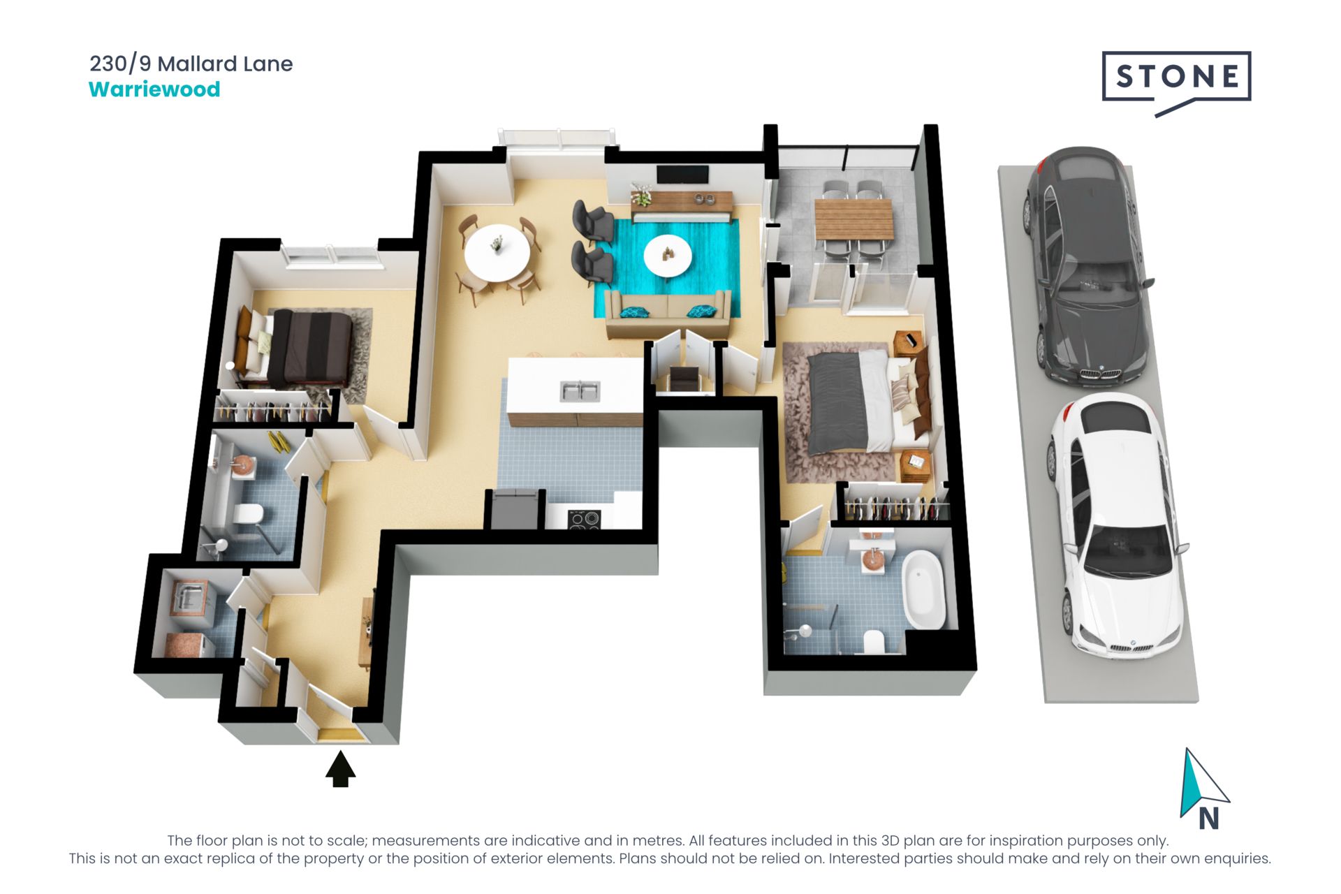 Generous proportions meet modern comfort in sought after complex