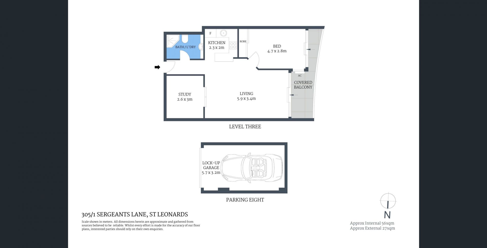 Application approved - Security one bedroom plus study apartment - Furnished or unfurnished