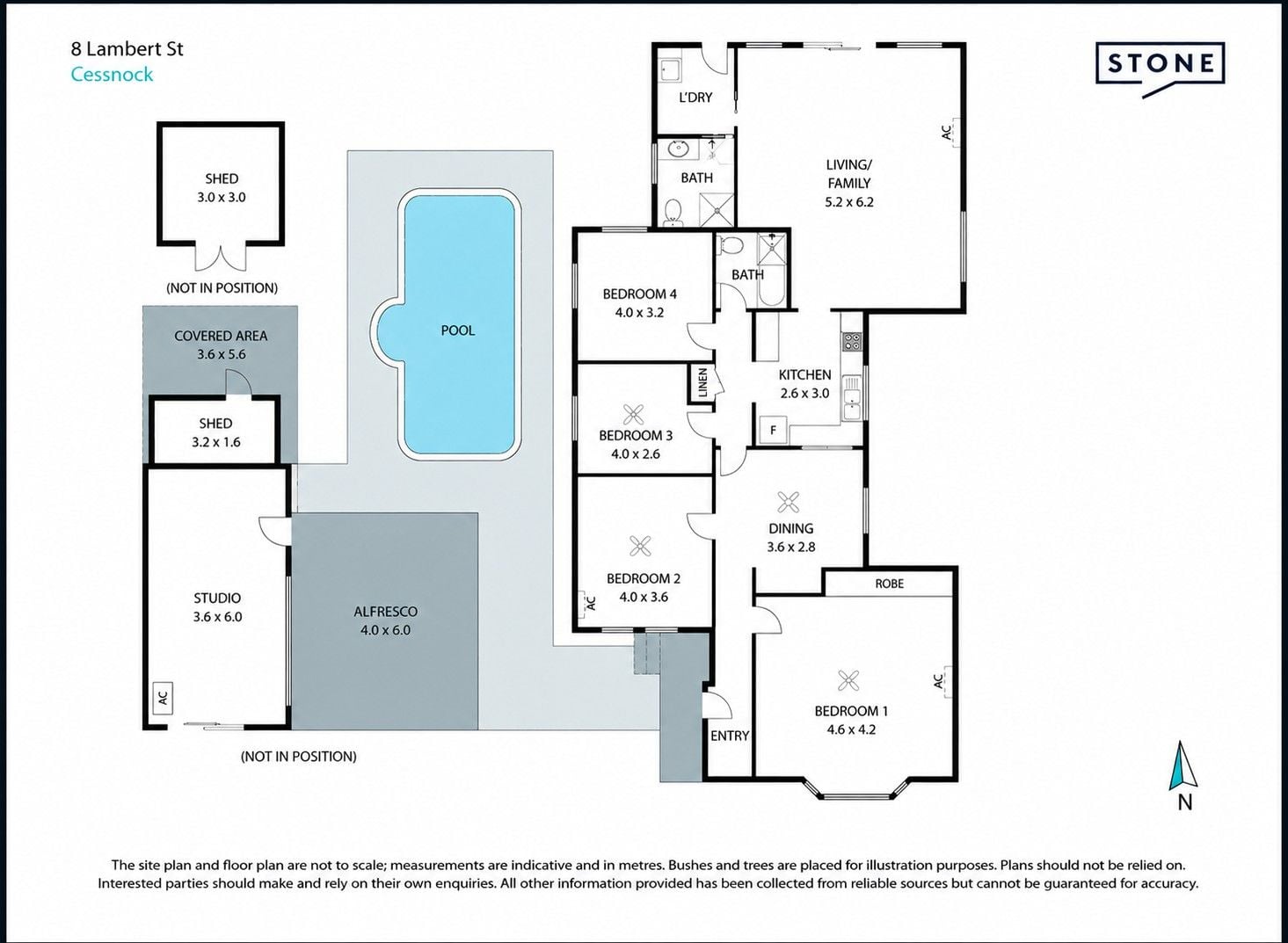Spacious family home with pool