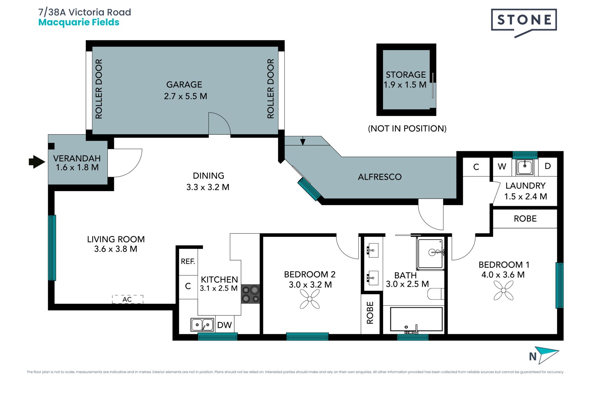 Move straight in