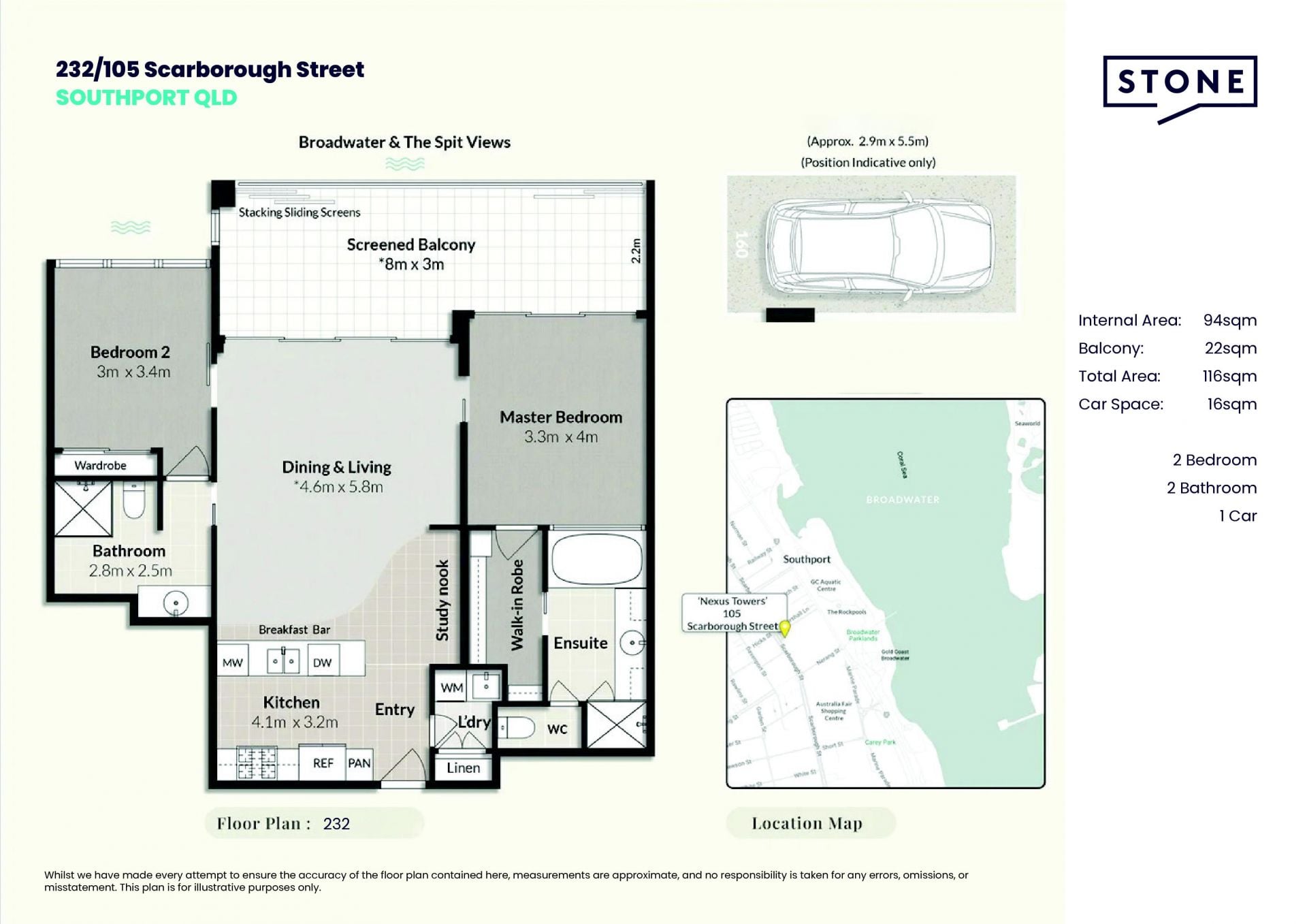 Elevated Living with Expansive Broadwater & Ocean Vistas