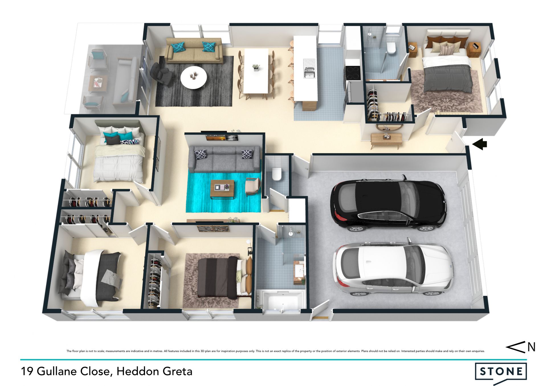 Brand new home with prized side access