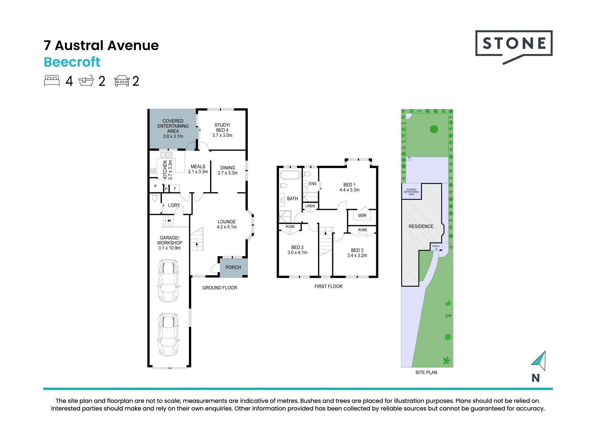 Modern easy-care living with large private yard