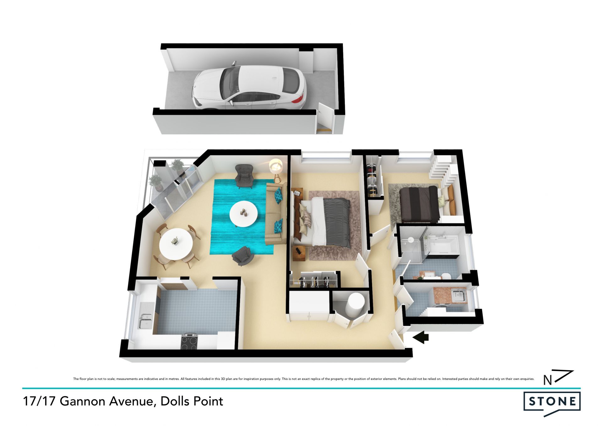 Easy living in a fresh and bright apartment