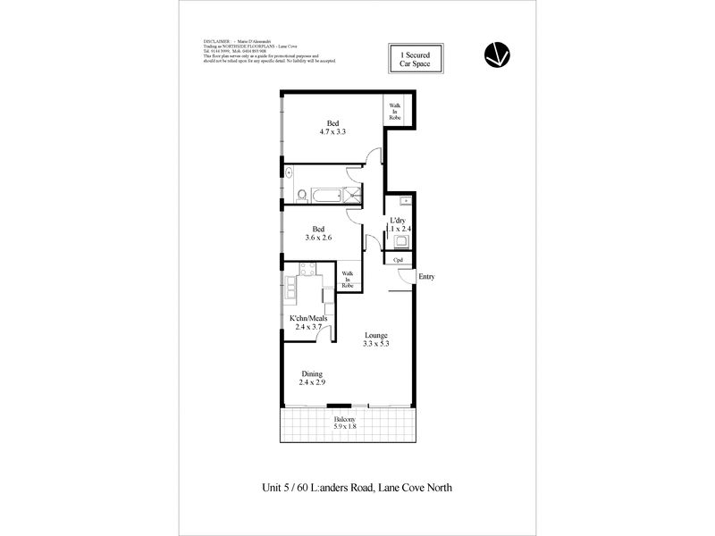 SOLD - Terase Calligeros 0418 245 874, Julia Sikora 0410 451 749