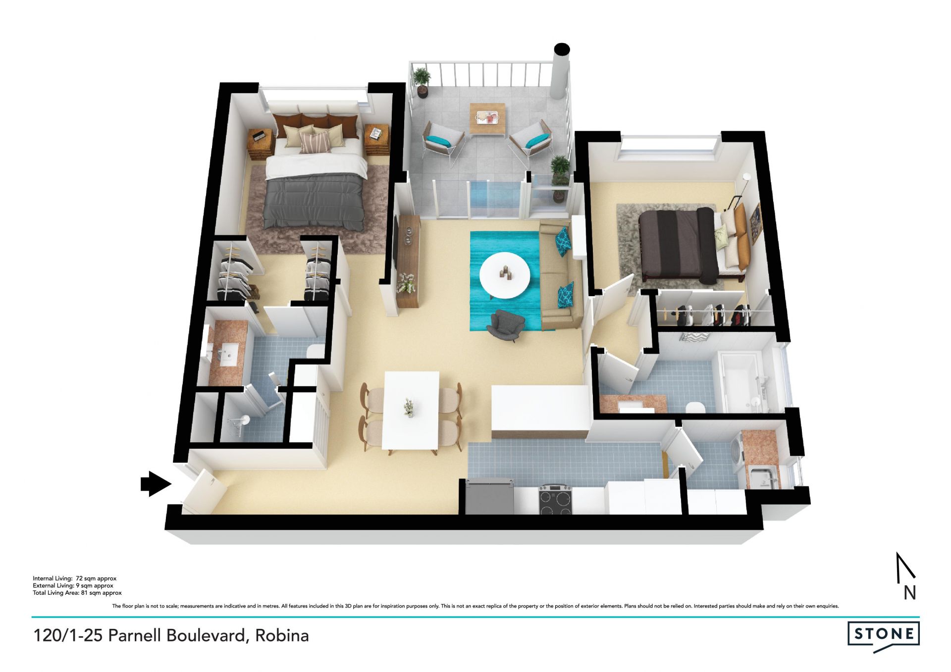 Stylish apartment in centrally located pocket of Robina