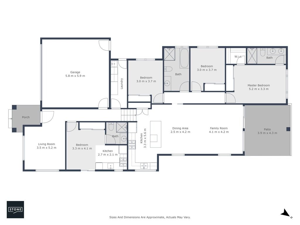 A rare offering - sophisticated rental home with a self contained studio