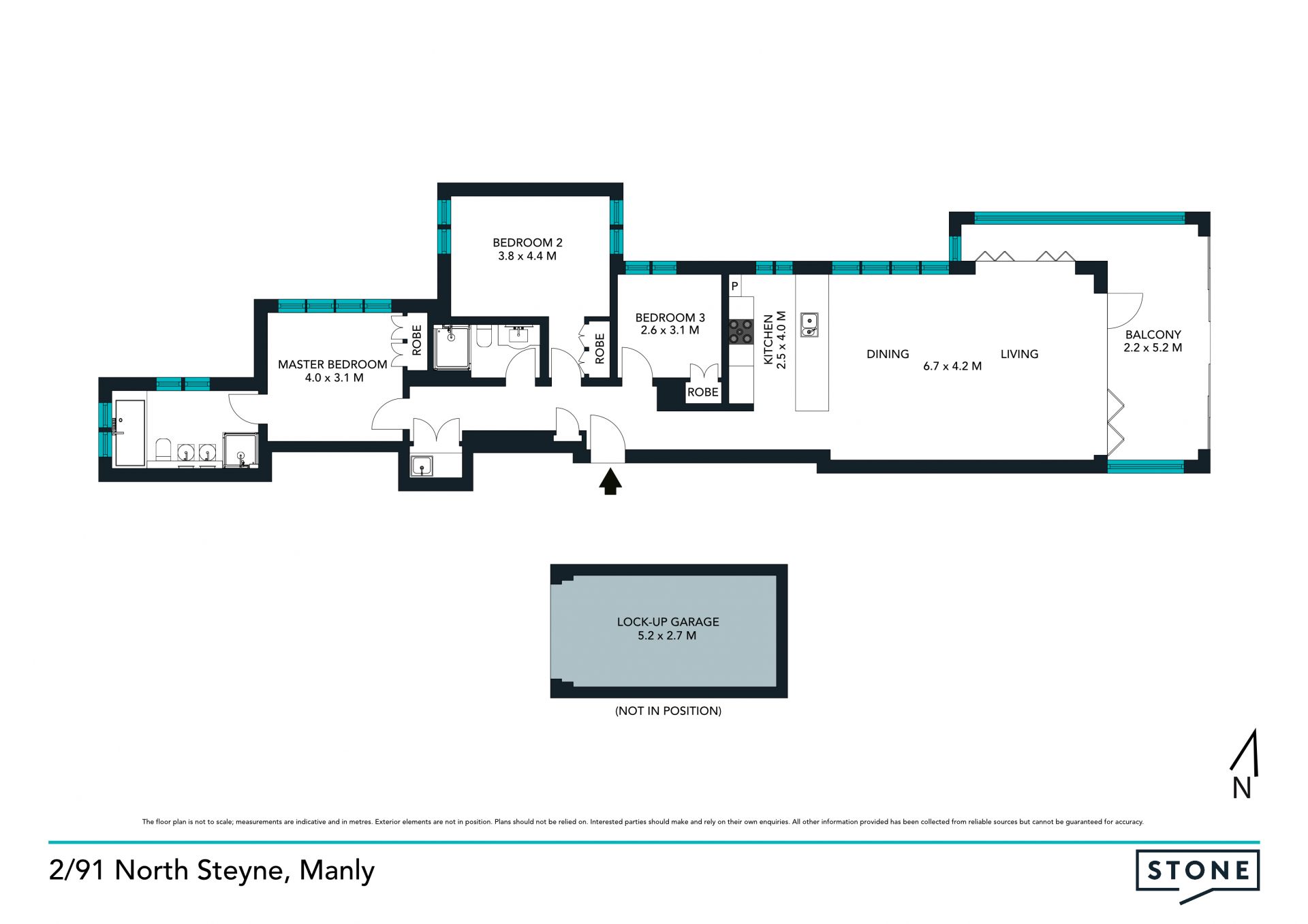 Luxury apartment with world class beachfront views