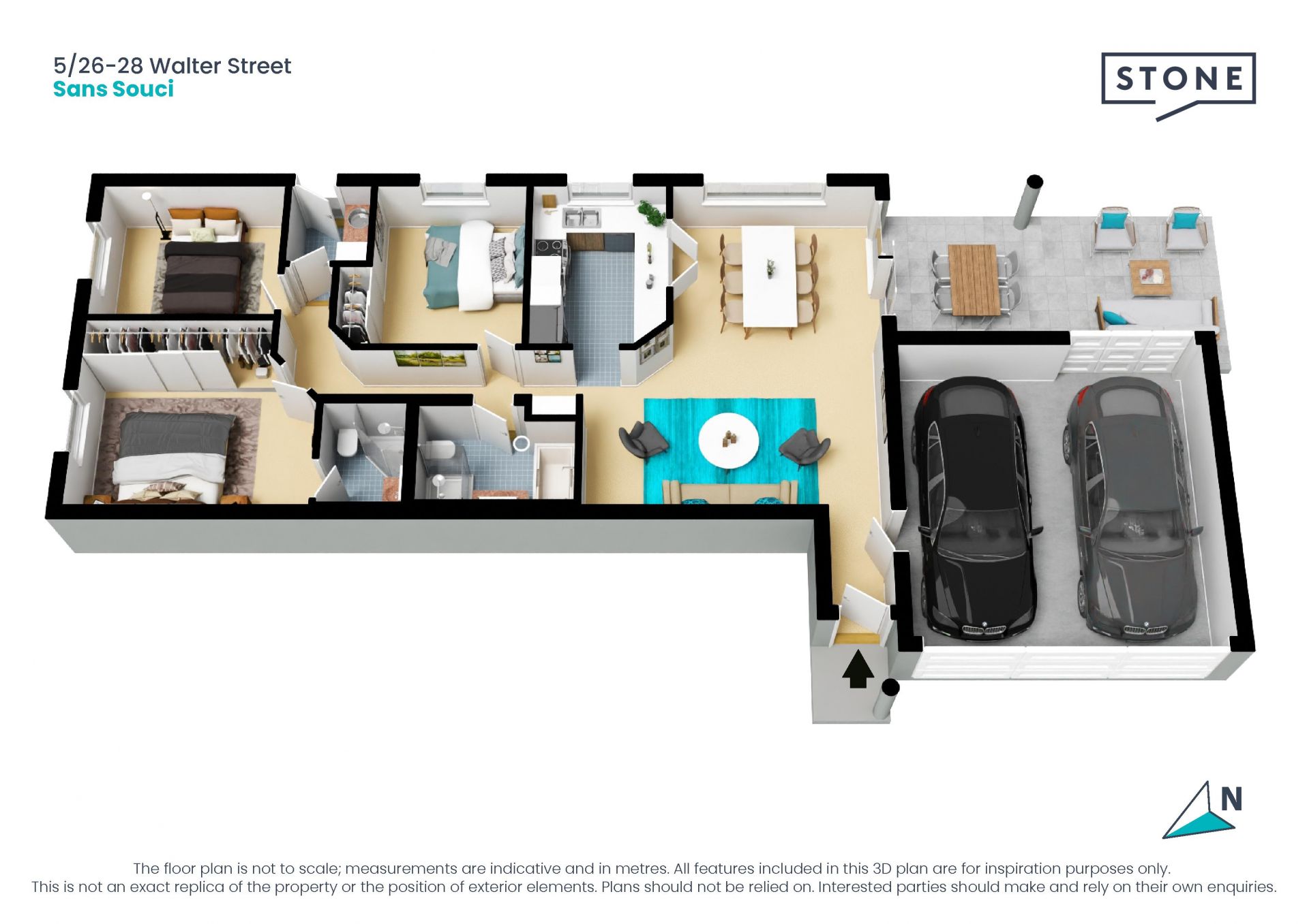 Double brick villa in boutique complex of 5