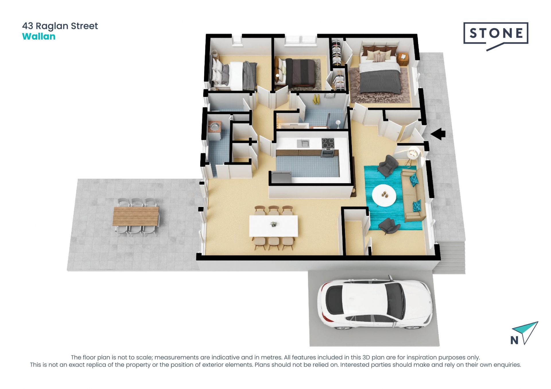 Conveniently located with a huge backyard