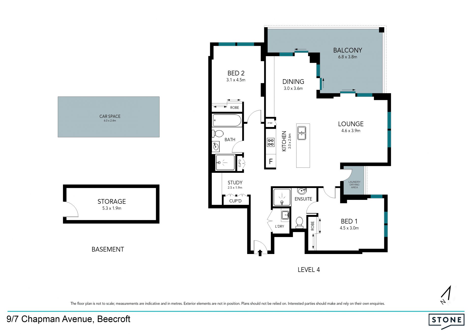 Stylish, sunny, near-new retreat