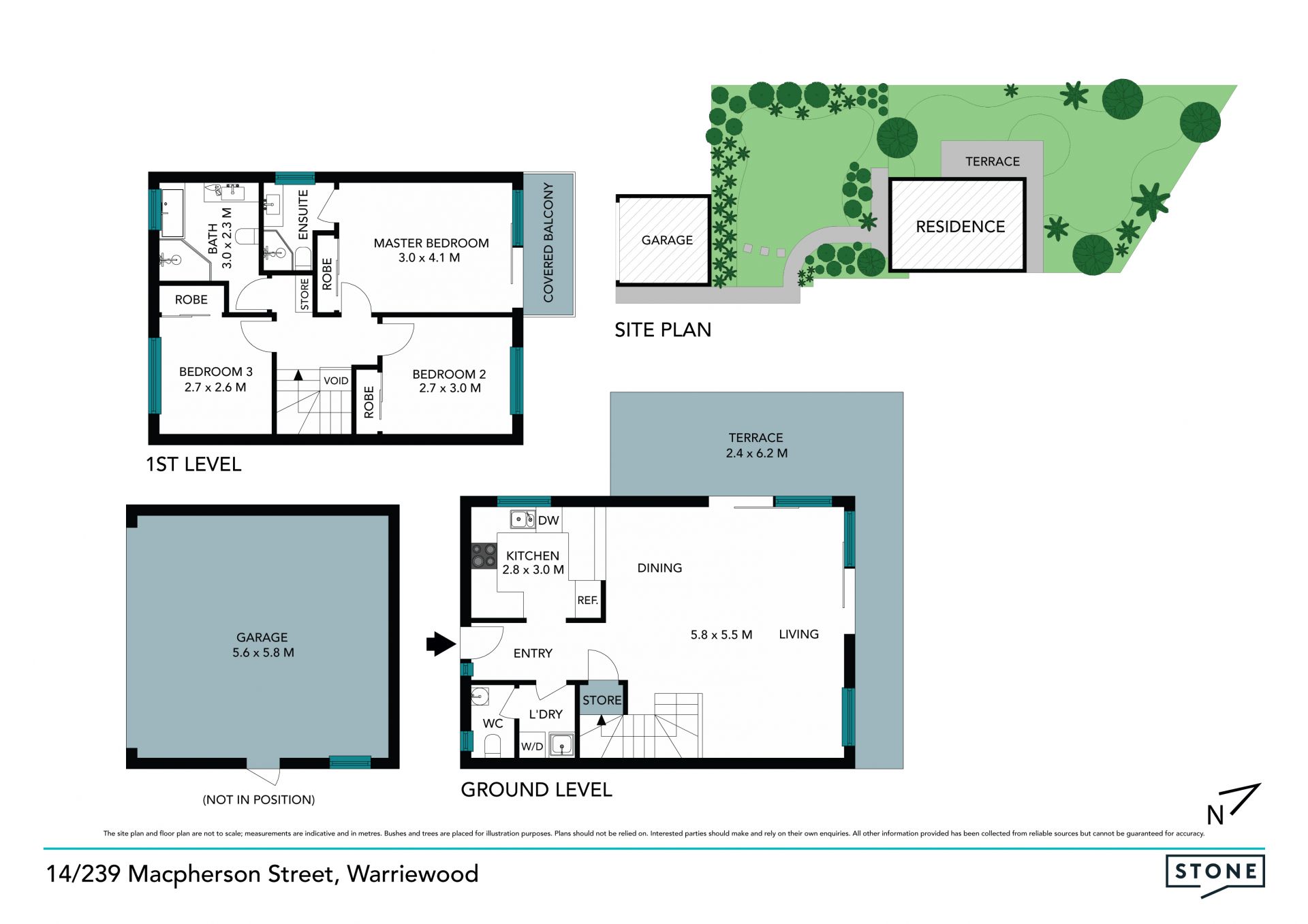 Superb inside-outside flow townhome with only one common wall in serene setting