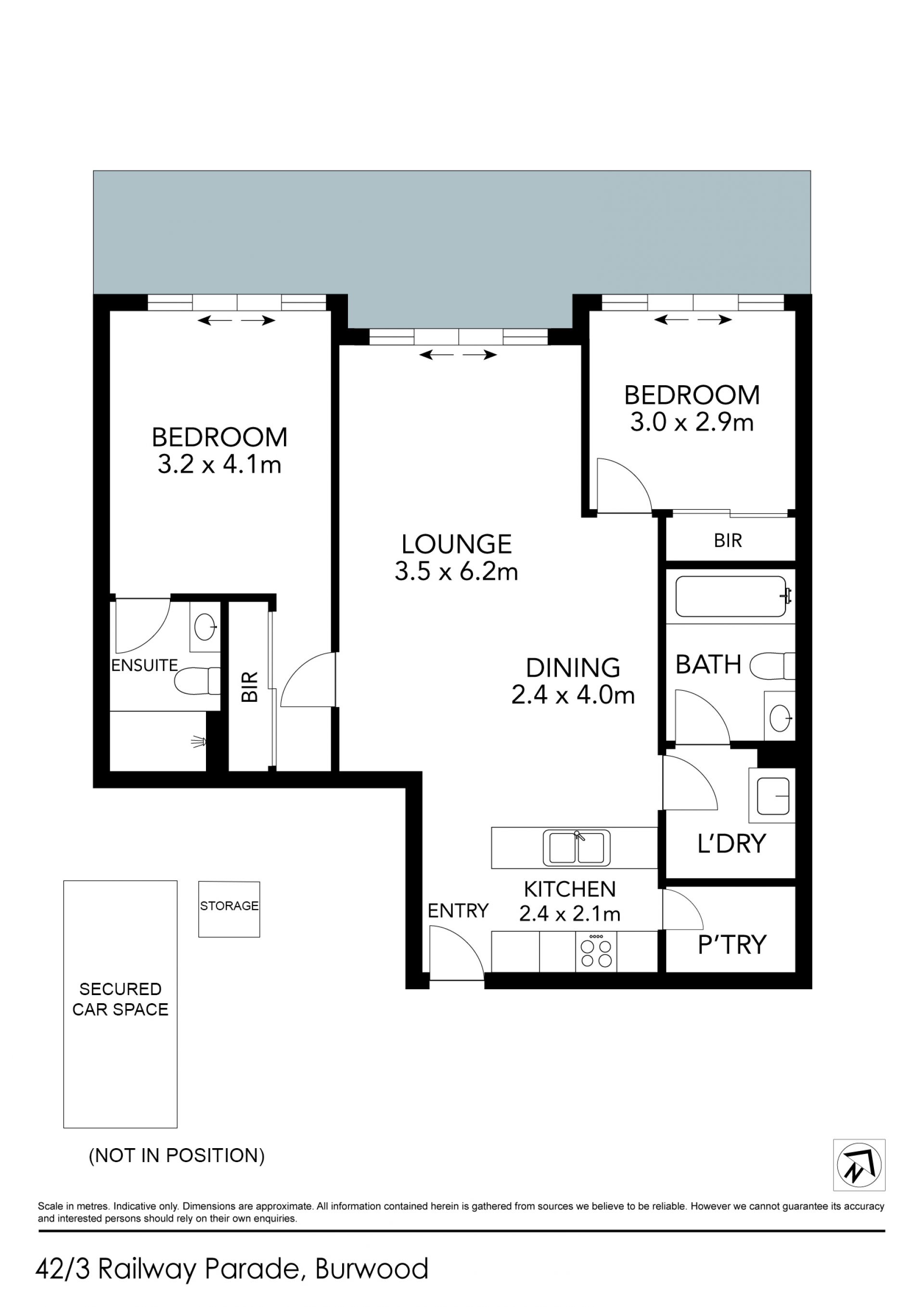 Perfectly located sundrenched apartment offering impeccable presentation and ultra-modern features