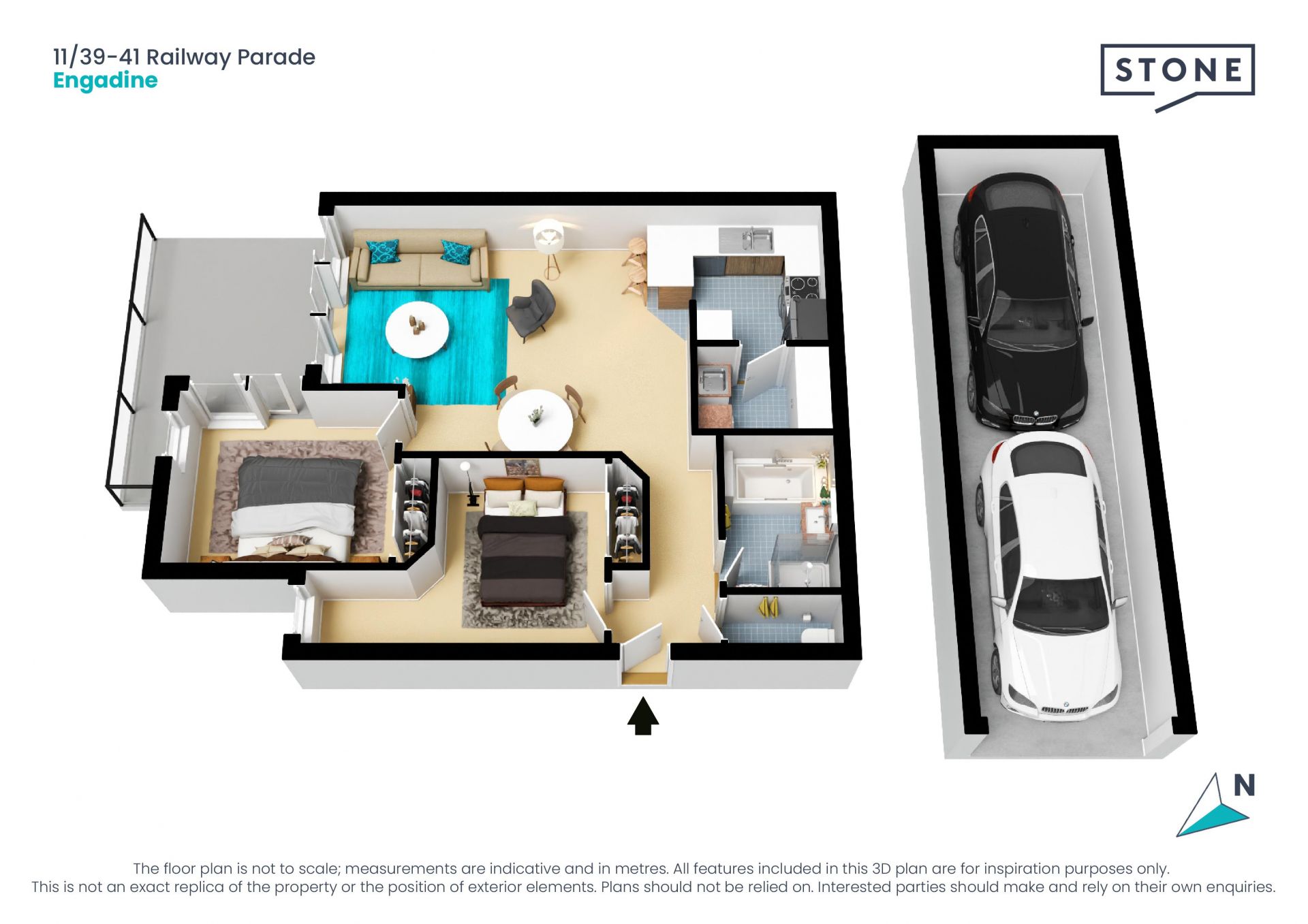 Private apartment in an ultra-convenient location