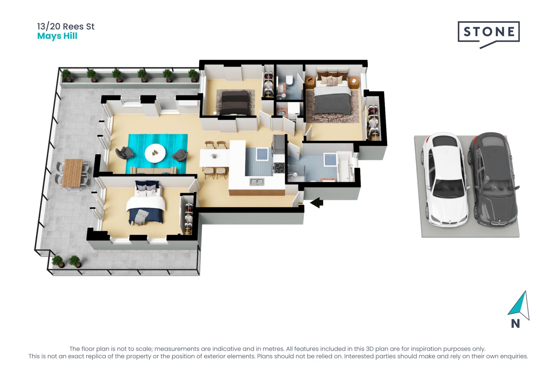 Park view penthouse