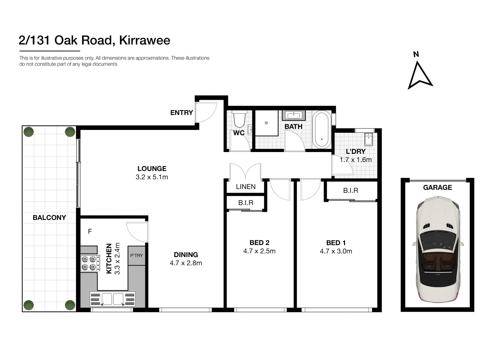 2/131-139 Oak Road KIRRAWEE 2232
