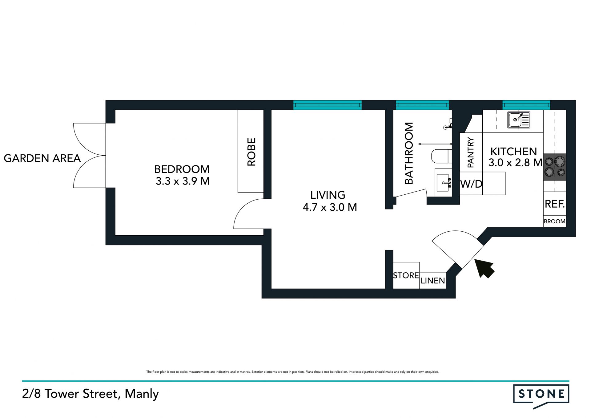 Beautifully renovated Art deco apartment in sought after location