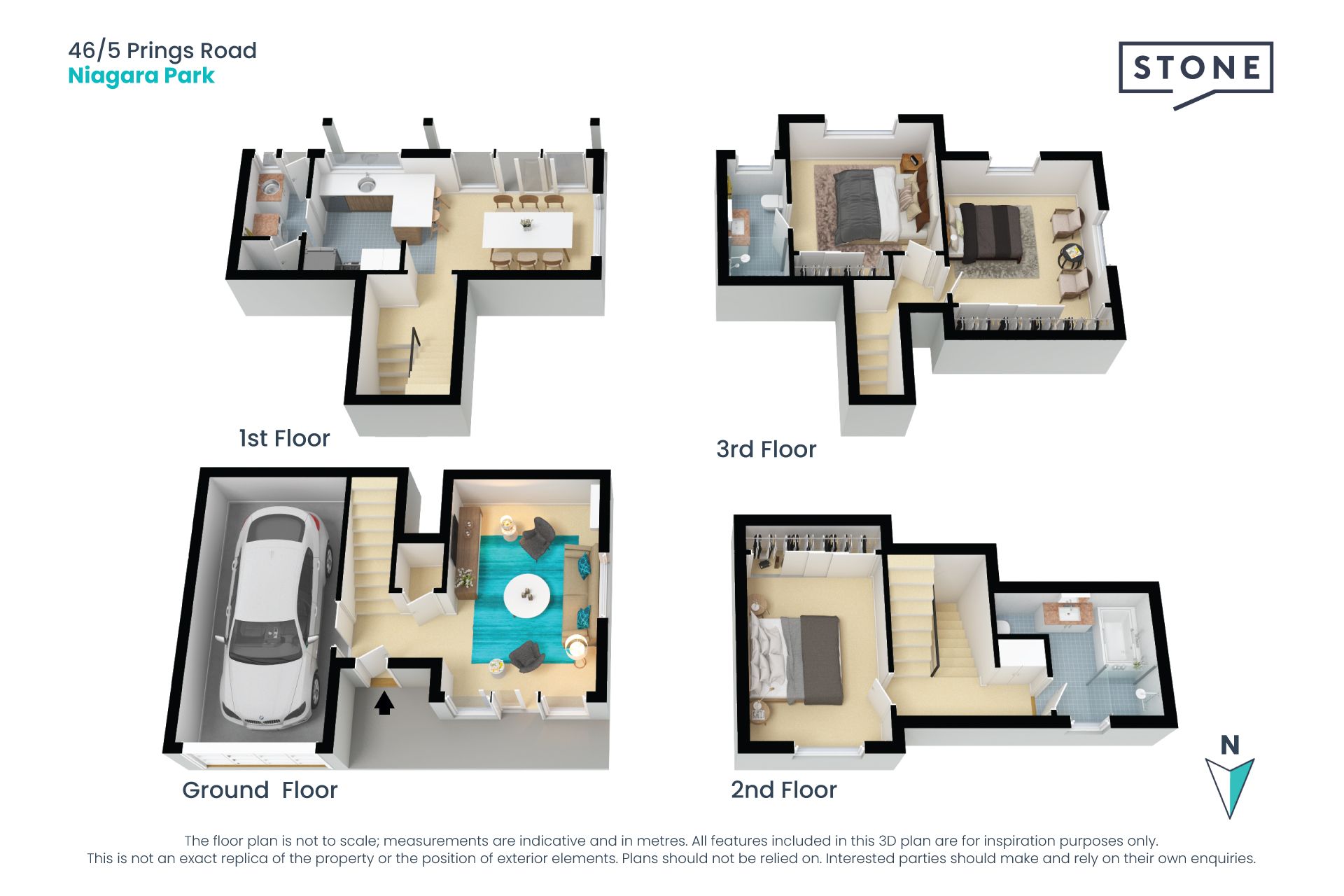 Modern Town House with security