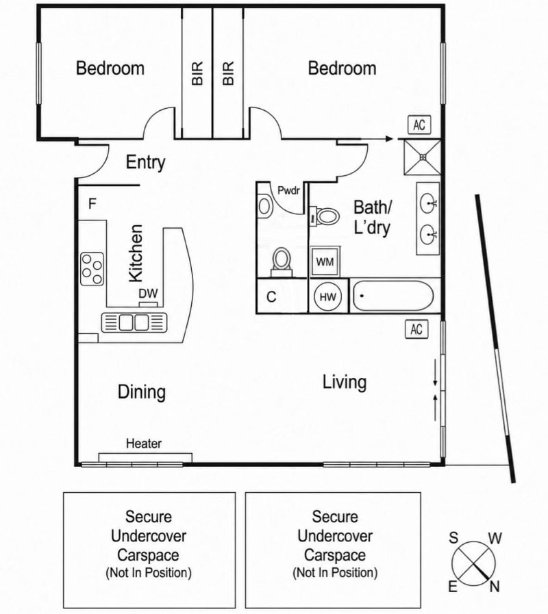 301/23 Queens Road, Melbourne For Sale by Farmbuy.com - floorplan 1