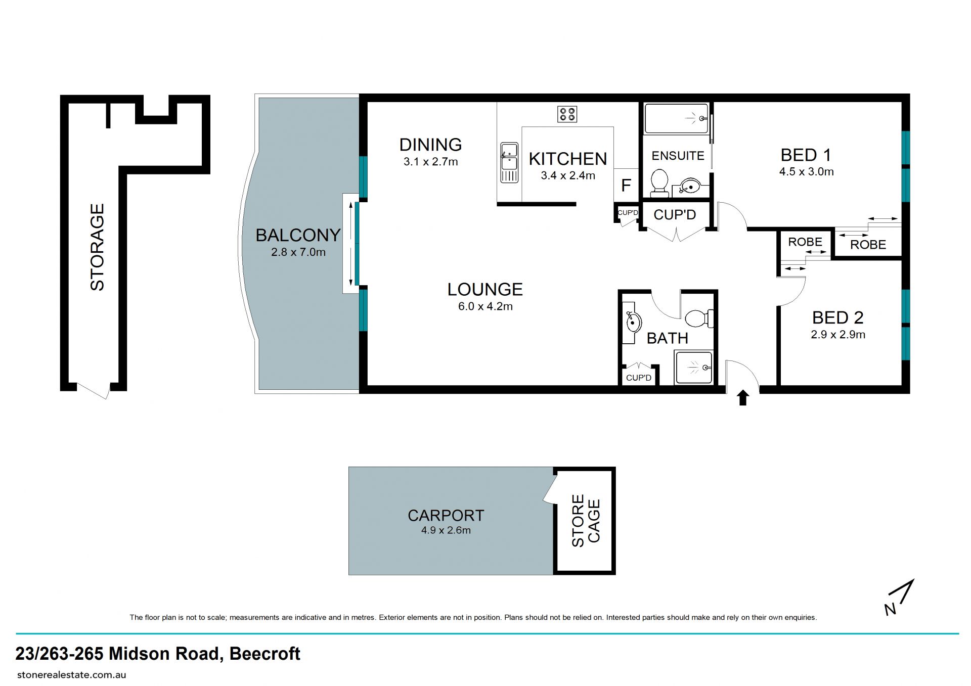 A secluded residence in a vibrant over-55s community