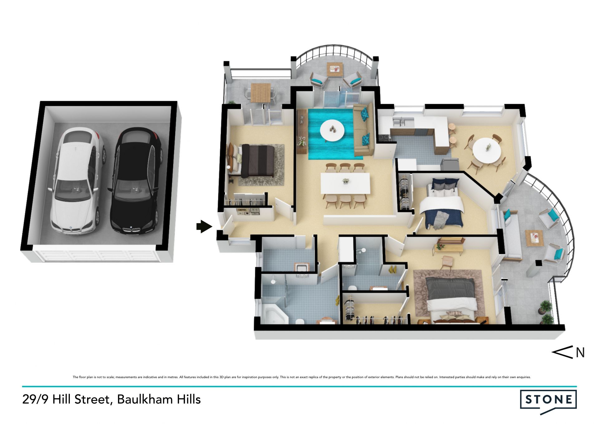 Location, space and comfort