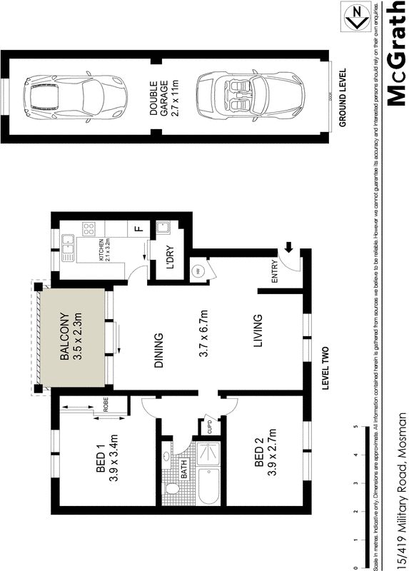 Top floor apartment in a central locale