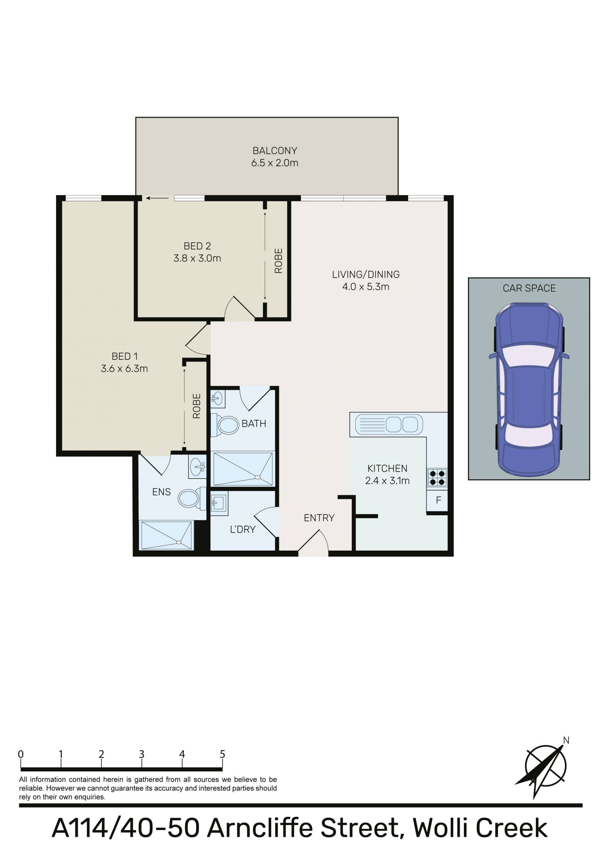 Stylish Large Two Bedroom Apartment for sale