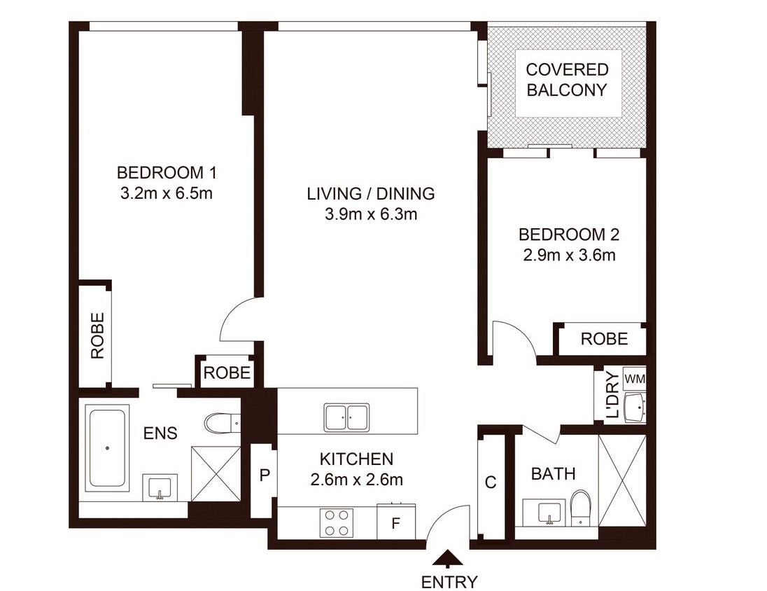 Luxury 2-Bedroom Apartment with Iconic Sydney Harbour Bridge Views