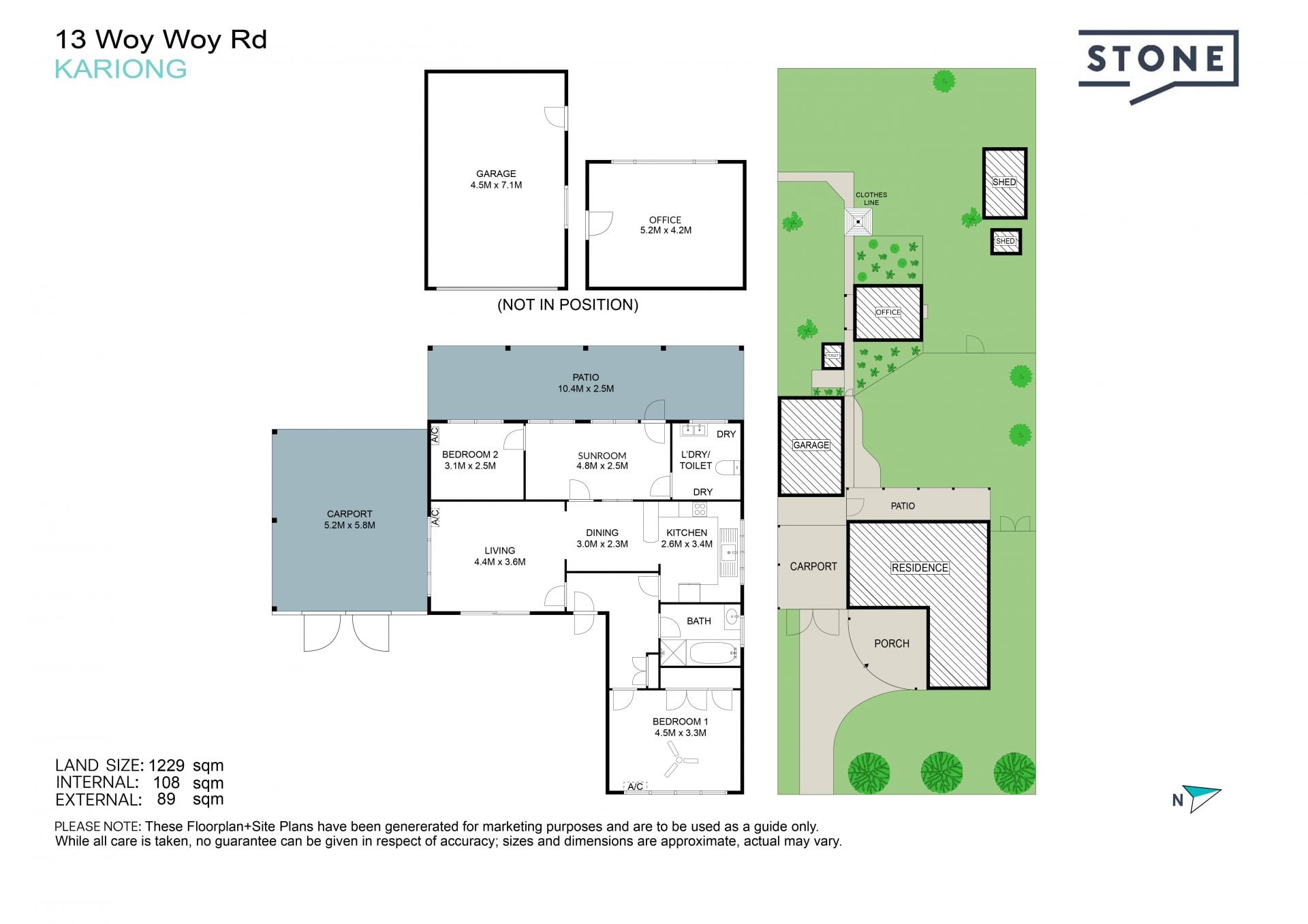 1229m2 In Central Kariong Location. Develop, Invest, Renovate or Move Straight Into.