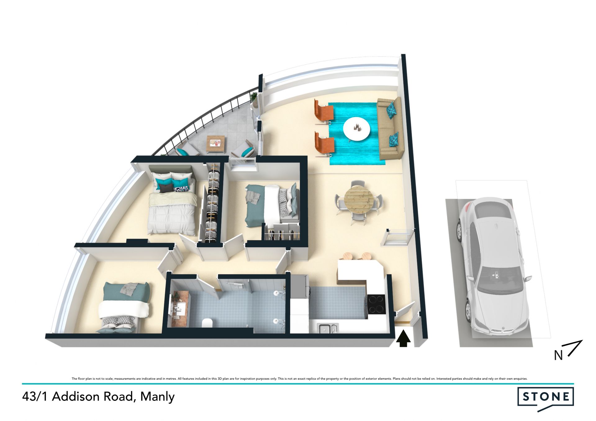 Prestige apartment in absolute harbourfront setting