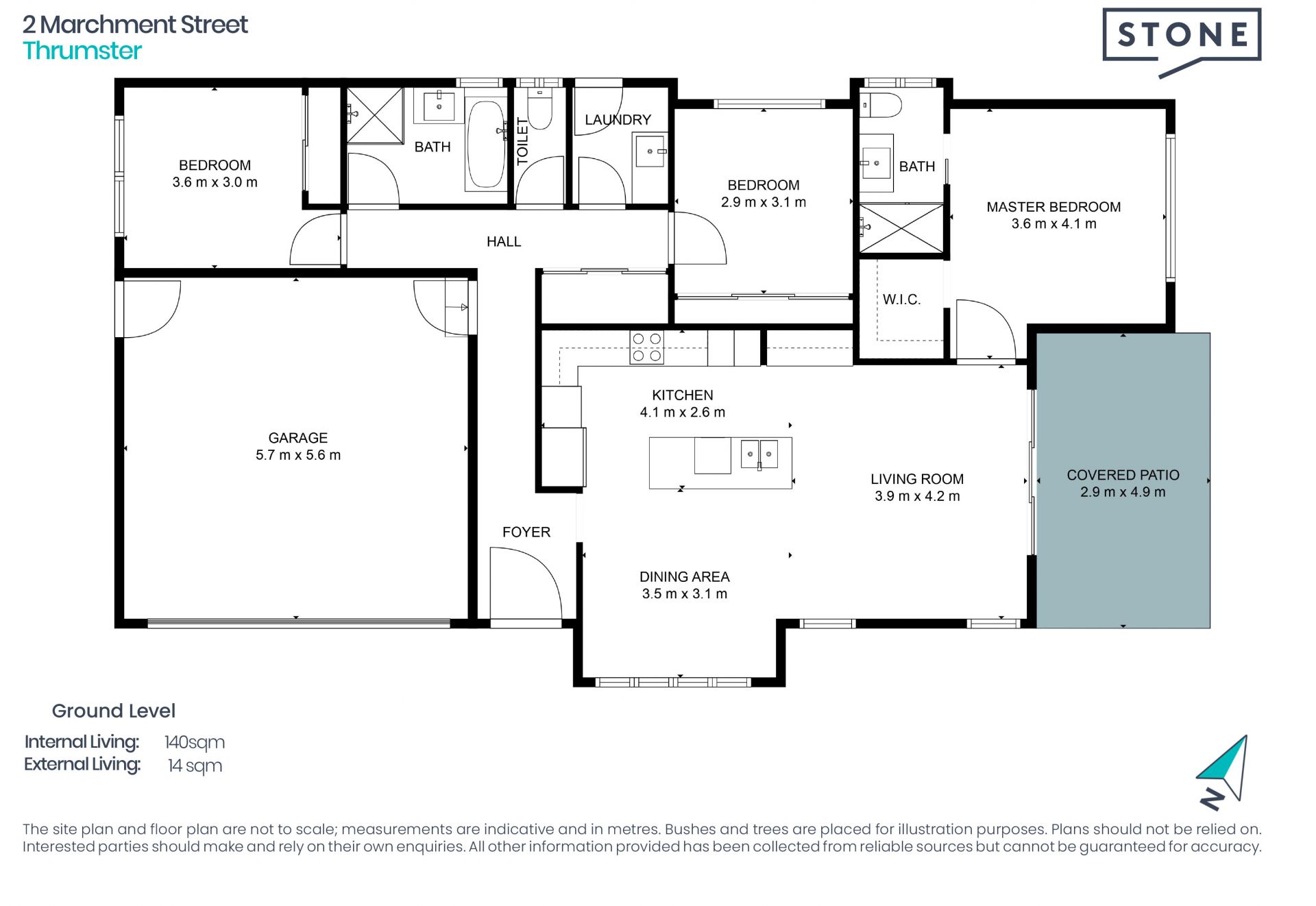Single level, low maintenance home (corner block) welcomes the morning light.