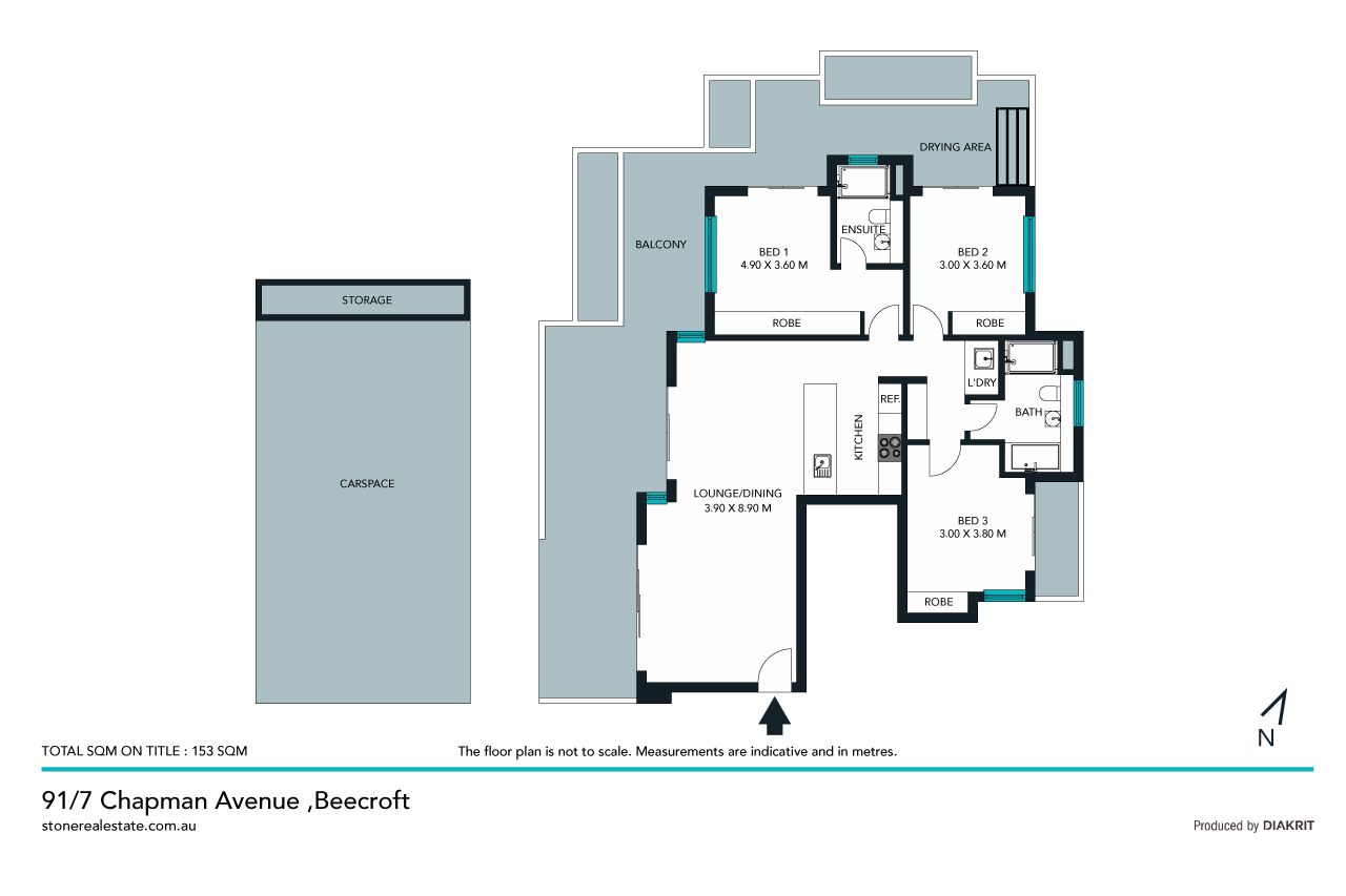 North facing penthouse apartment in the heart of Beecroft