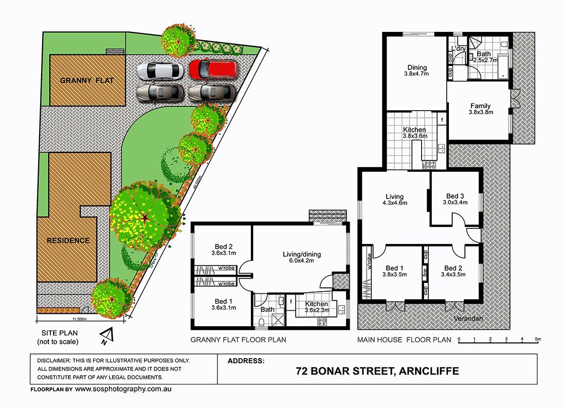 Family Home + 2 Bedroom Self Contained Granny Flat  Huge Corner Block  Potential Duplex Site - Plus Possible Further Development (STCA)