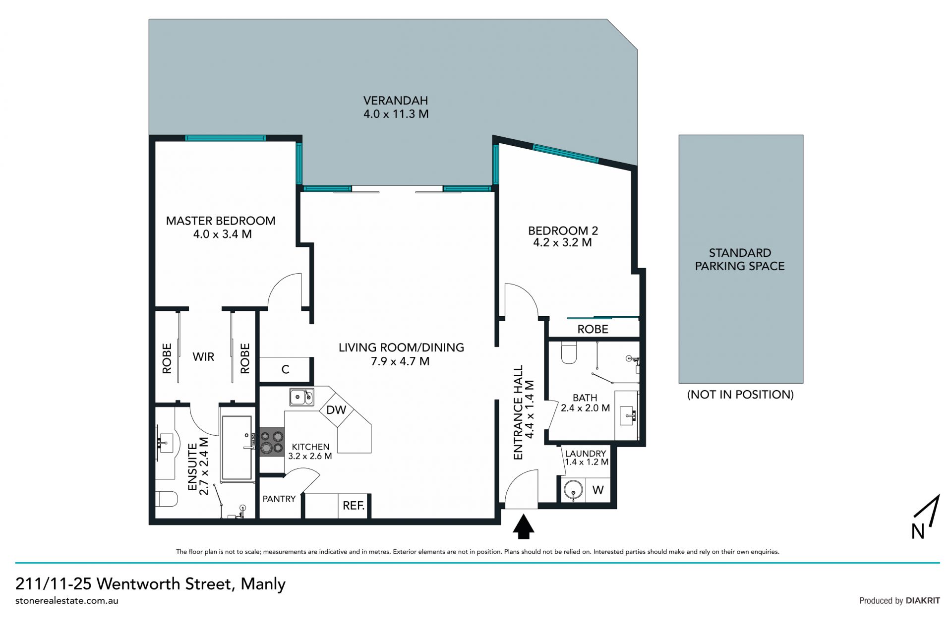 Resort-like lifestyle apartment with huge north facing terrace