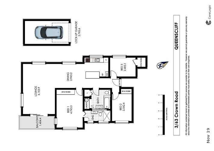 Beautifully presented three bedroom apartment