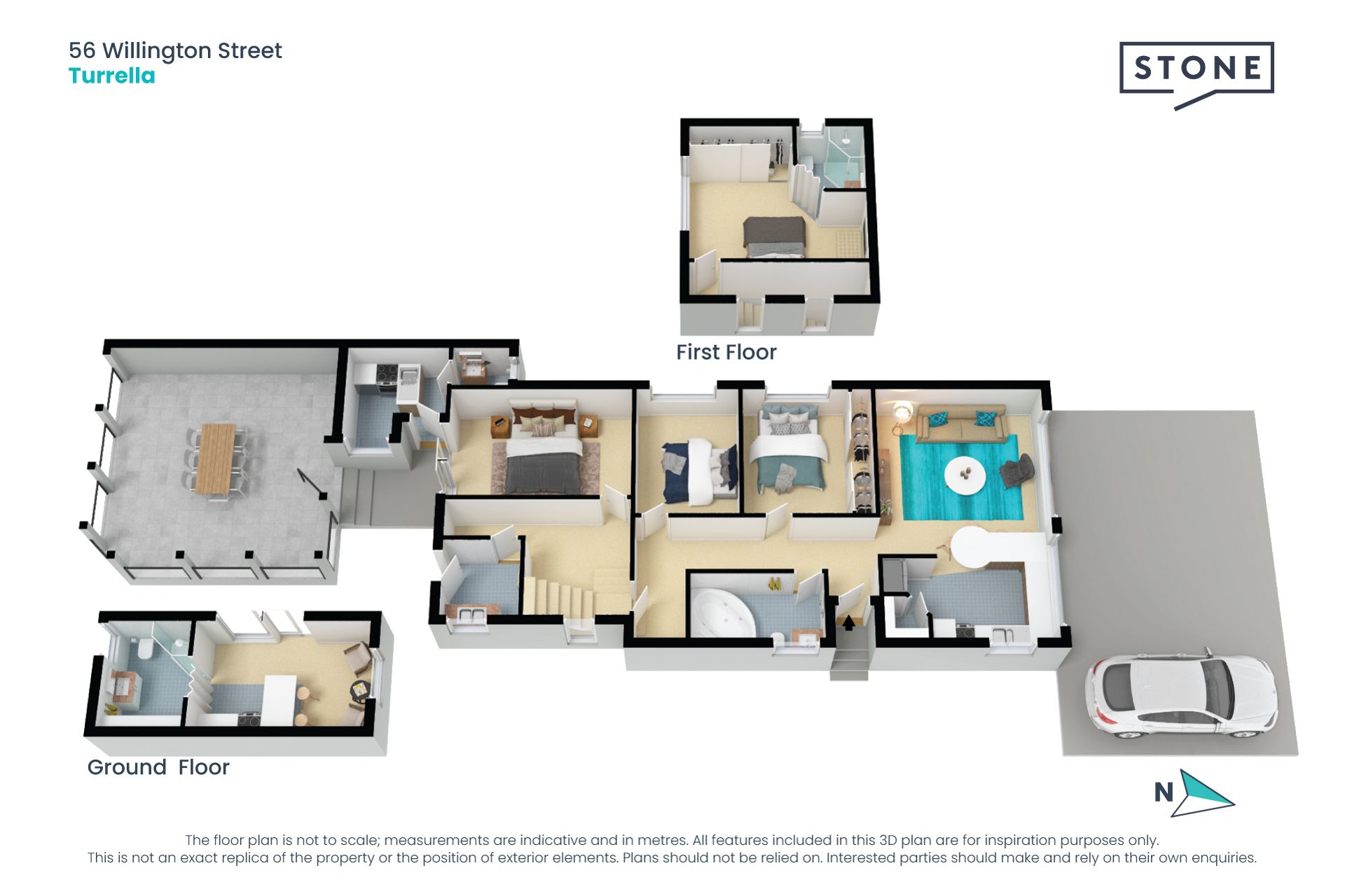 Modernised home plus studio