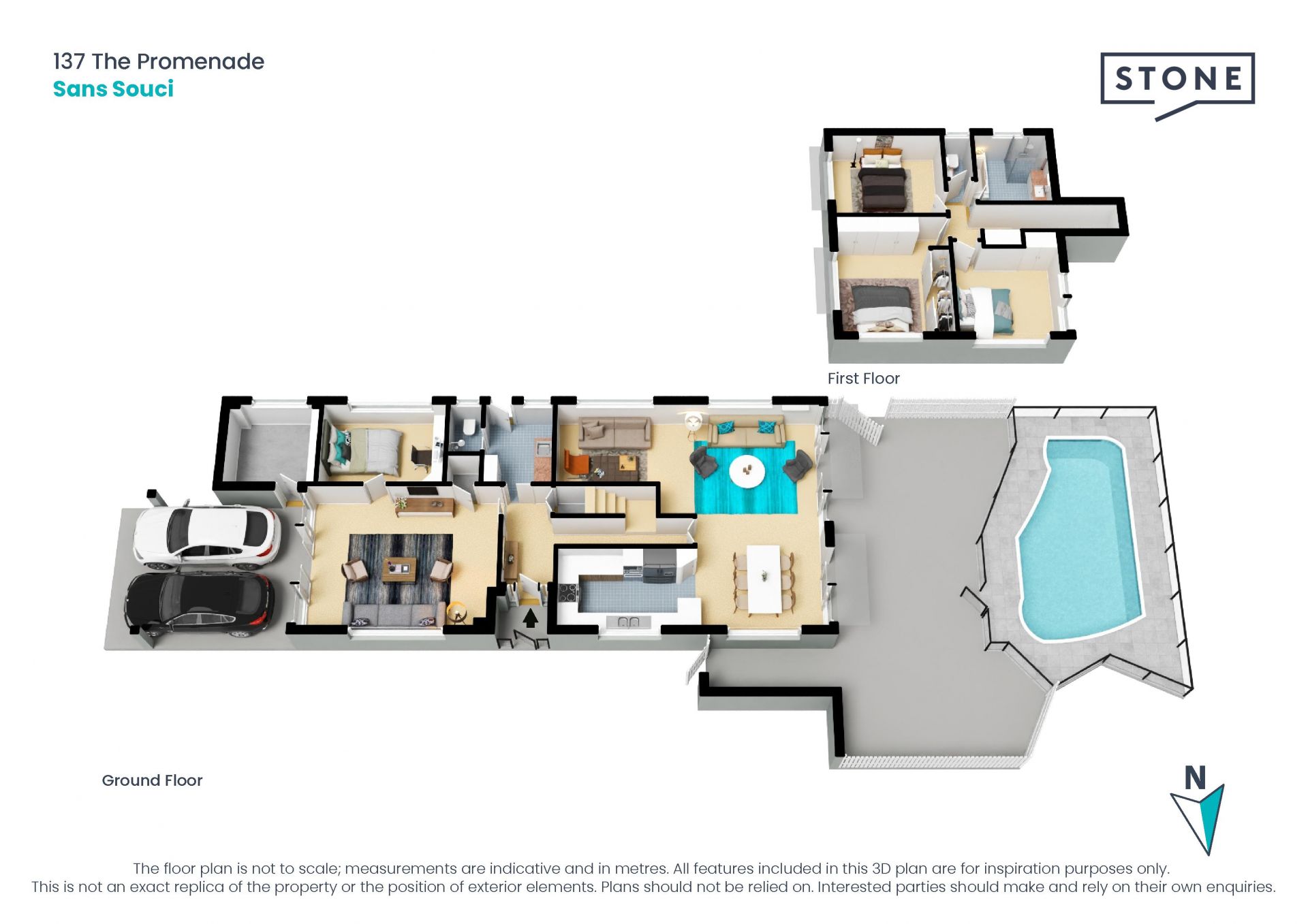 Bayside living with elevated water views