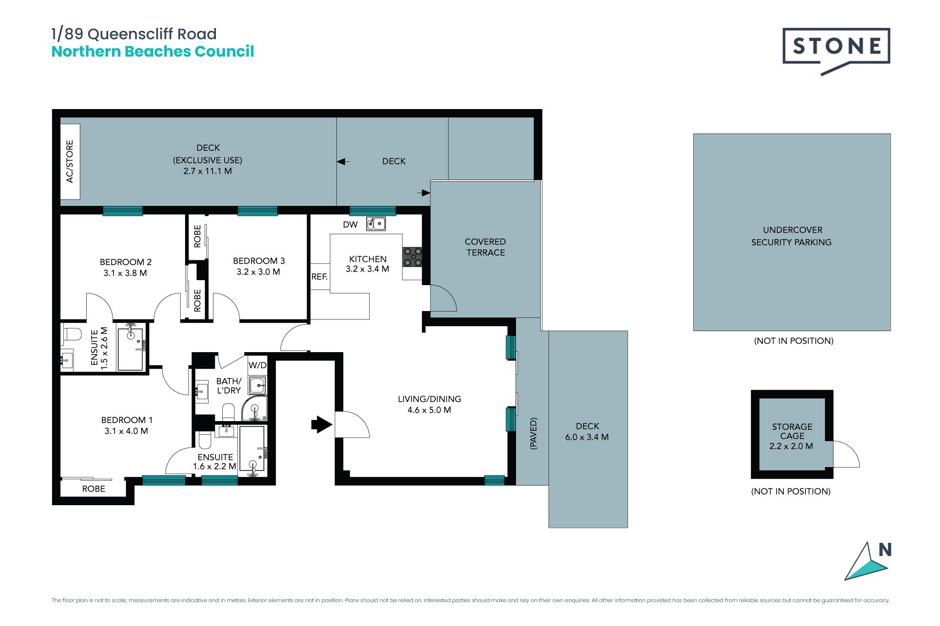 Over-sized apartment in premium beachside setting