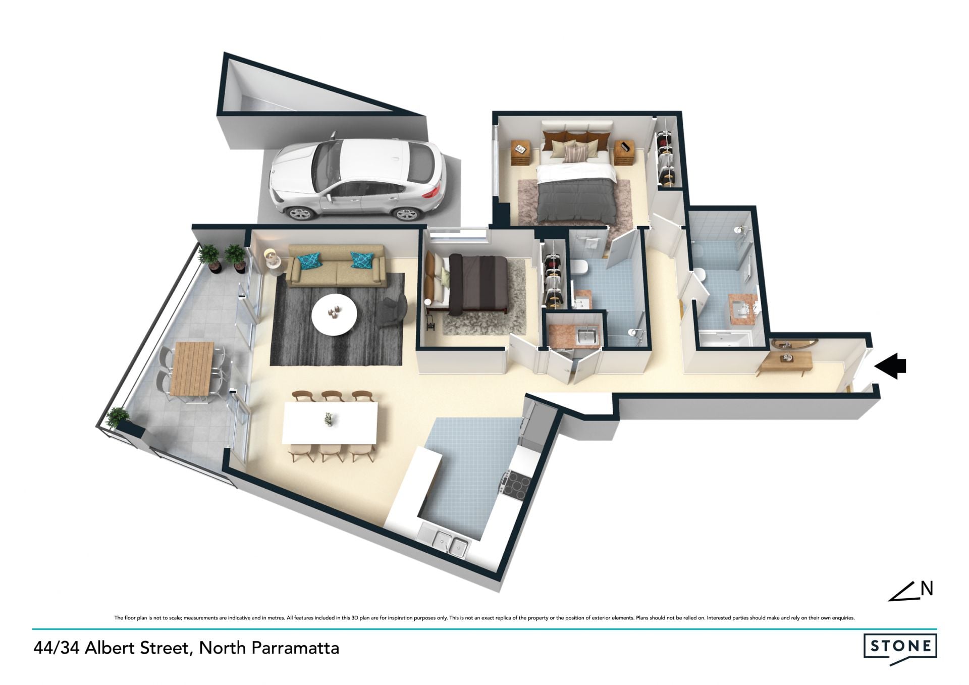 Two Bedroom Apartment