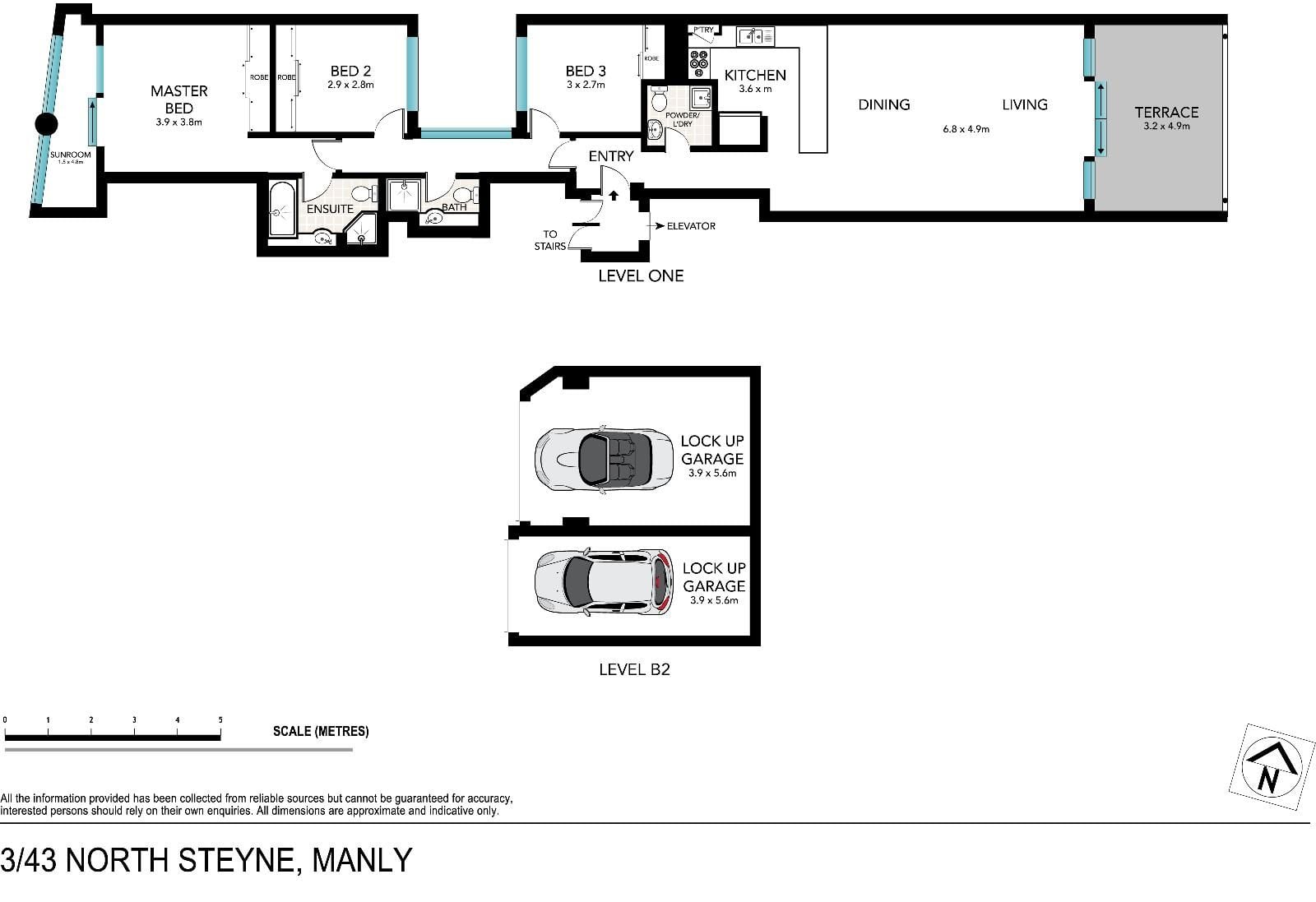 Prestige beachfront with ocean views by The Corso