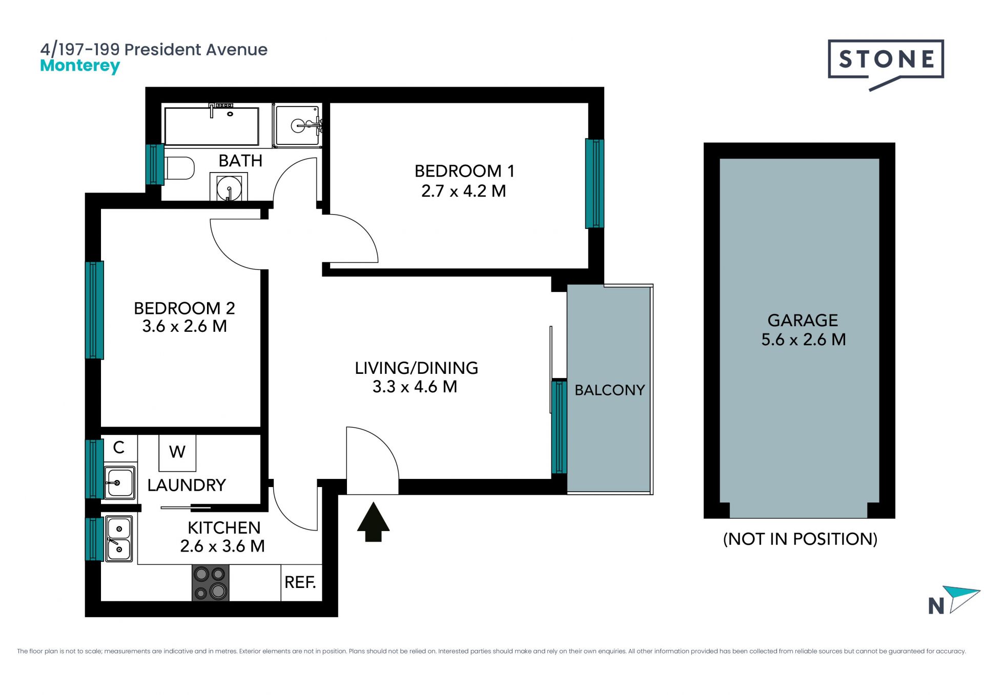 North-Facing beachside living with entry-level appeal