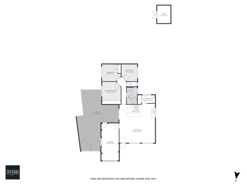 Updated three bedroom home in convenient location