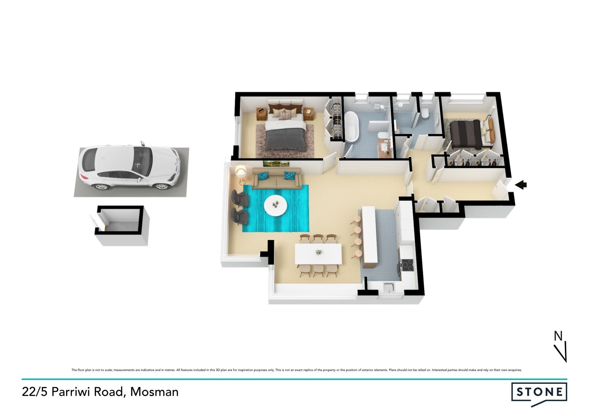 Penthouse perfection with designer interiors